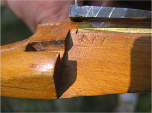 Blade fitting markings